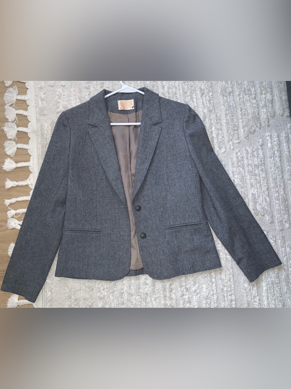 Pendleton Gray Wool Label Jacket